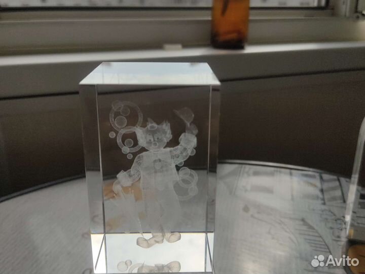 Кубы стеклянные с фигурой