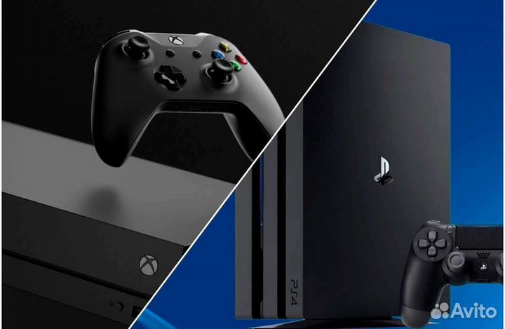 Аренда прокат PlayStation Xbox 100 игр FIFA UFC MK