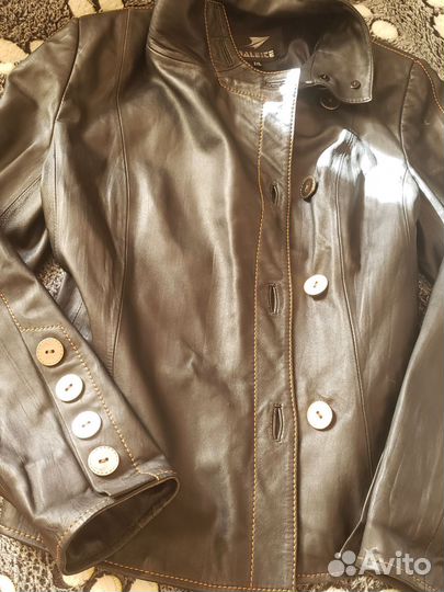 Кожаная куртка 46,48р
