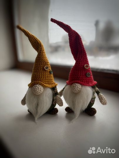 Гном ручной работы, интерьерные игрушки