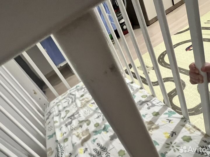 Кроватка для новорожденных приставная