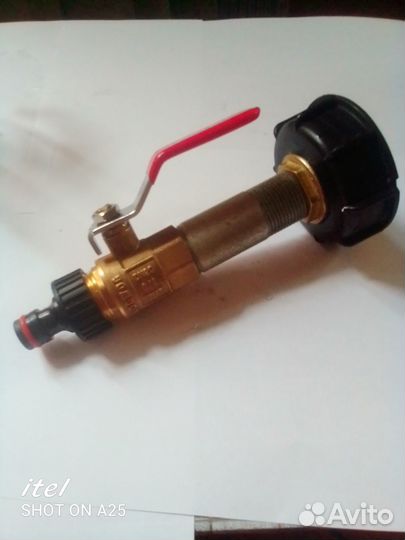 Переходник(фитинги).Кран для еврокуба