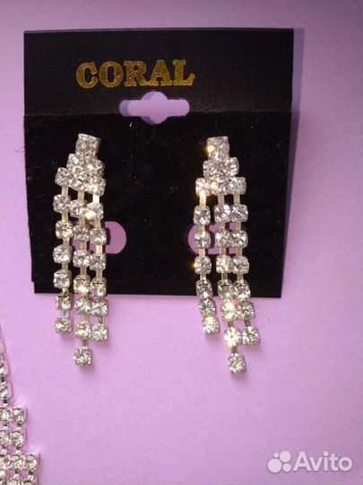 Колье и серьги