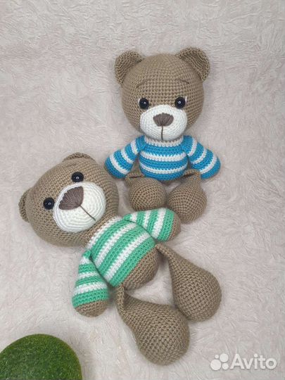 Игрушки мишки амигуруми