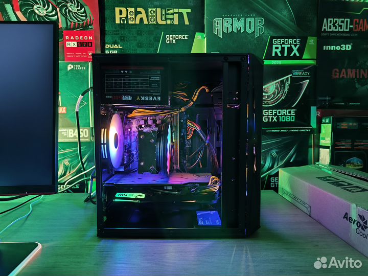Новый игровой пк Intel Core i3-10100f/GTX1660Super