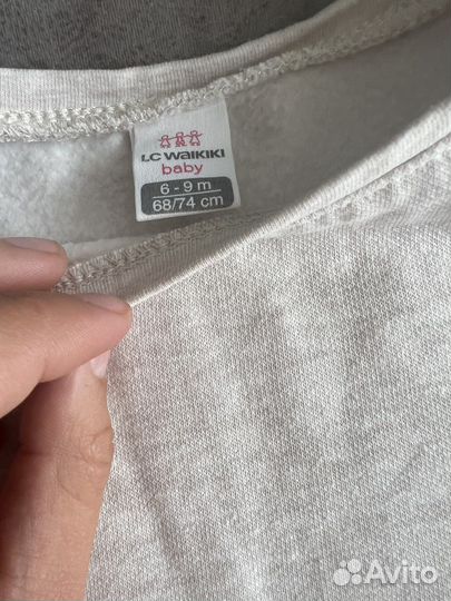 Свитшот кардиган платье 62 68 74 шапка