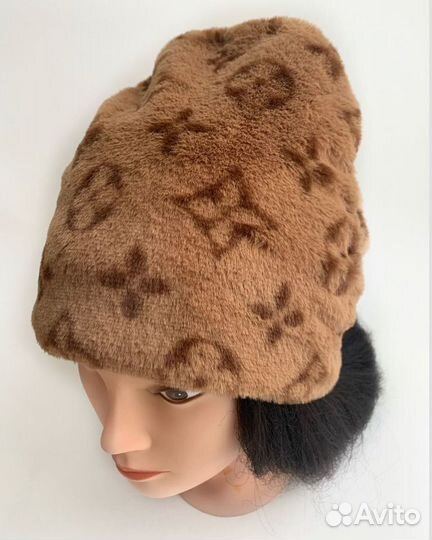 Шапка бини женская зима