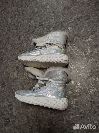 Ботинки зимние натуральная кожа