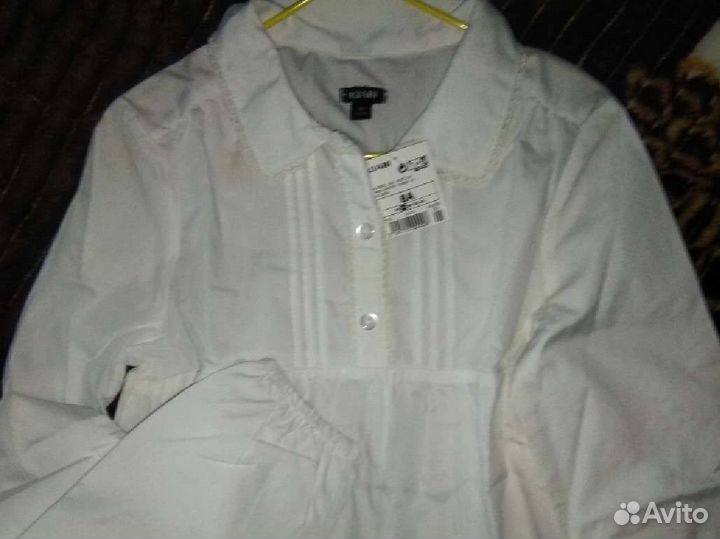 Новая школьная рубашка для девочки
