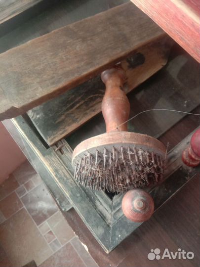 Прялка деревянная старинная