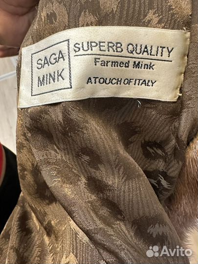 Шуба норковая saga mink