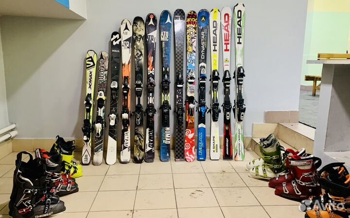 Горные Лыжи atomic nomad 145-160 twintip б/у