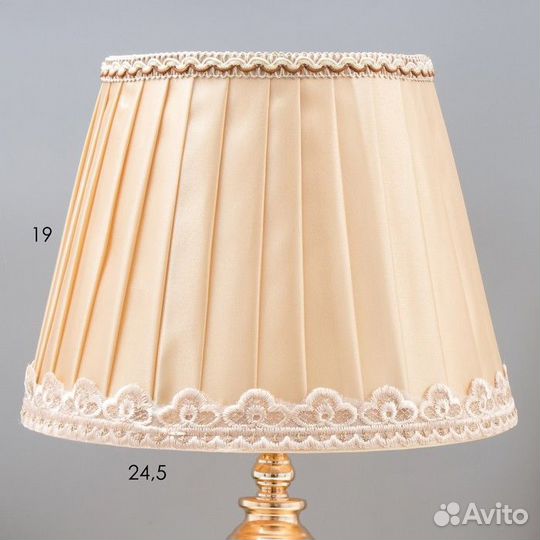 Лампа настольная с подсветкой 'Меланж' 1x60Вт E27