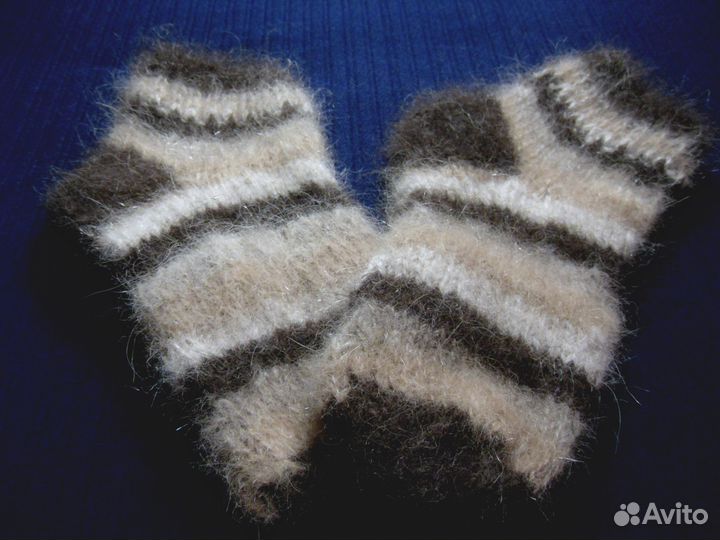 Носки детские из собачьей шерсти