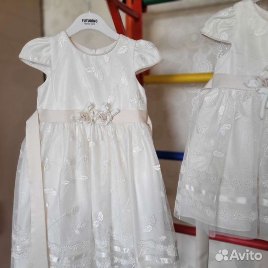 Нарядные платья для сестренок