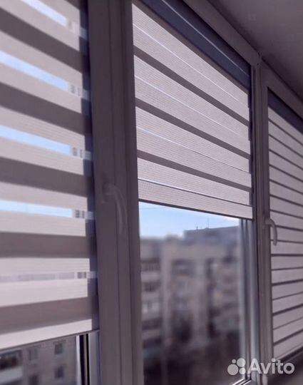 Рулонные шторы день-ночь