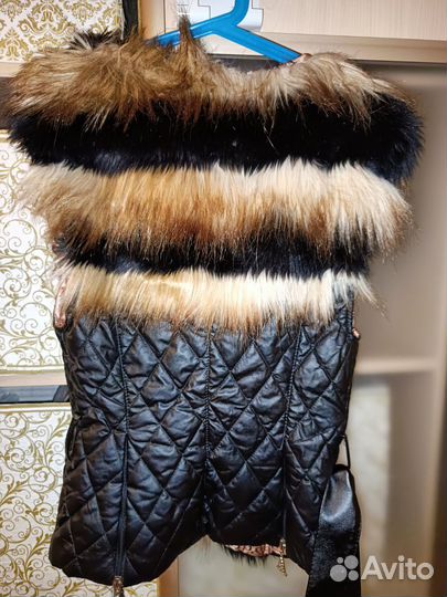 Жилетка женская меховая