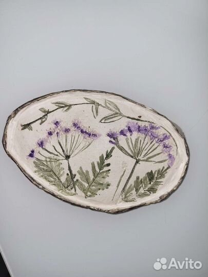Тарелка декоративная ручной работы