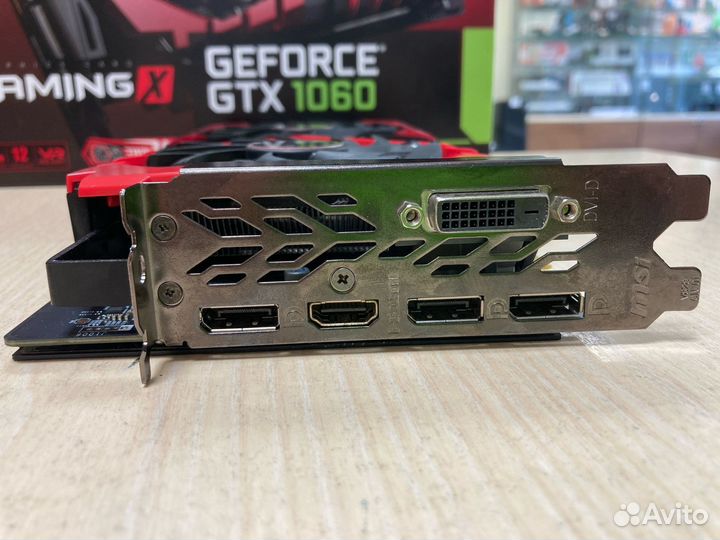 Видеокарта MSI GTX 1060 gaming X 3G 3гб
