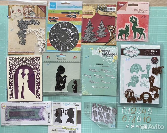 Ножи для скрапбукинга и папки для тиснения