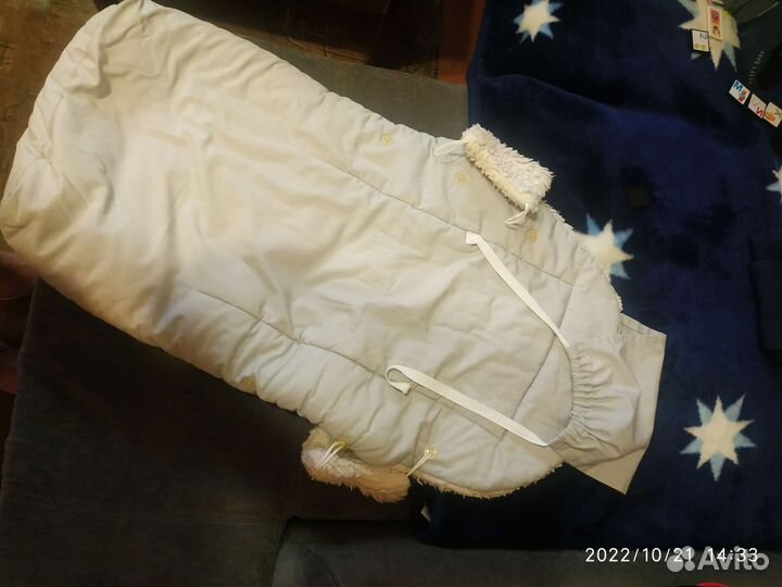 Зимний конверт в коляску или санки