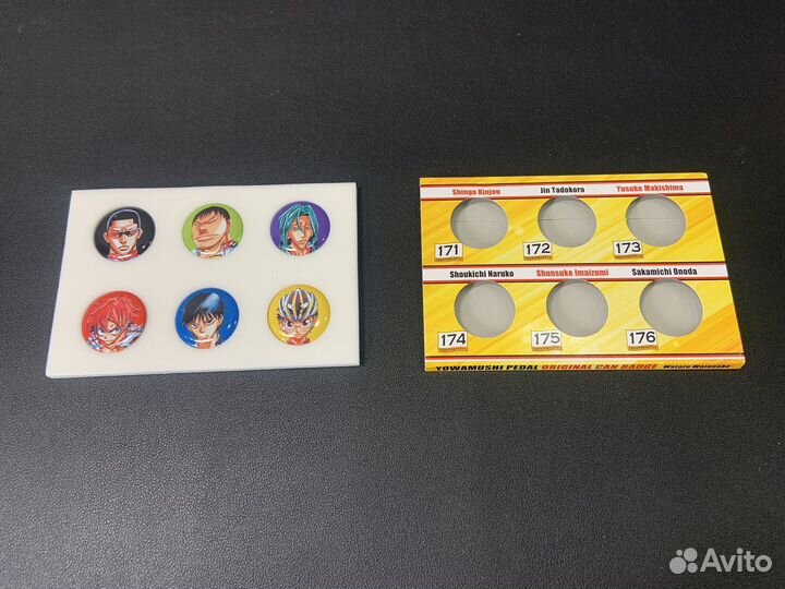 Компект значков по Yowamushi pedal
