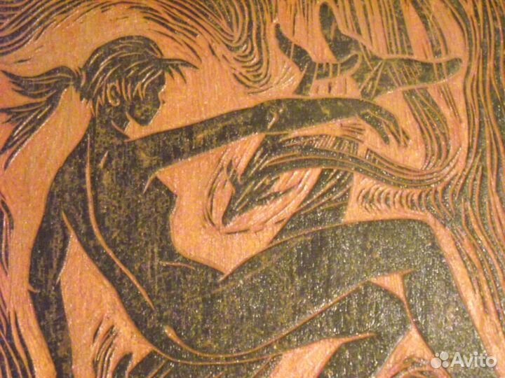 Человек - Амфибия. Старинная картина