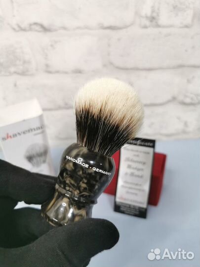 Помазок Shavemac ML3 Silvertip 2-Band