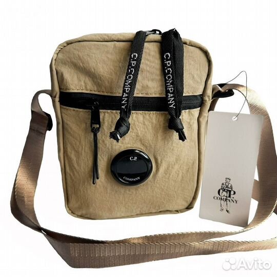 Борсетка C.P.Company Бежевая