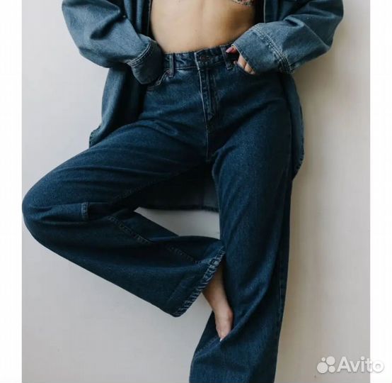 Джинсы широкие