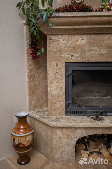 Облицовка Камина натуральным камнем