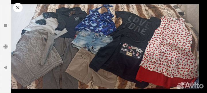 3 пакета вещей