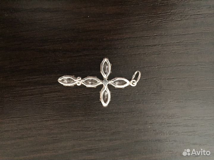 Крестик серебряный 925 проба