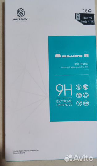 Защитное стекло для redmi note 4 / 4x
