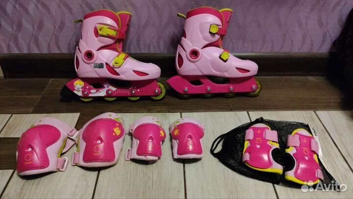 Роликовые коньки oxelo, р.34-36