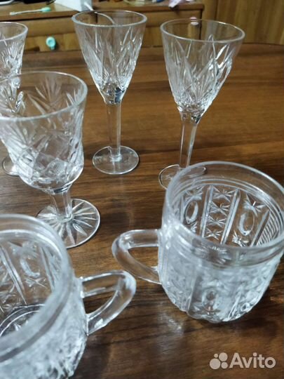 Хрустальные рюмки СССР