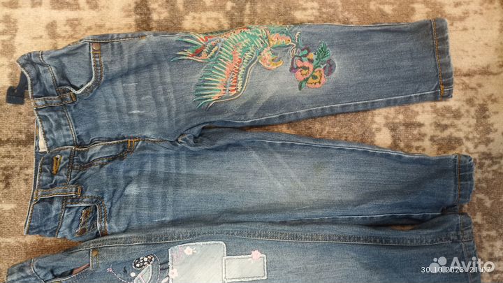 Джинсы 92-94 пакетом