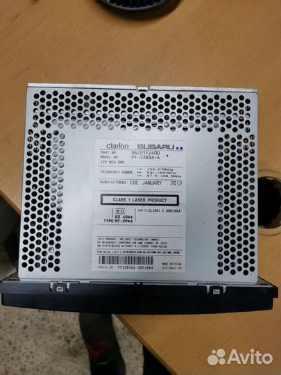 Штатная магнитола subaru xv