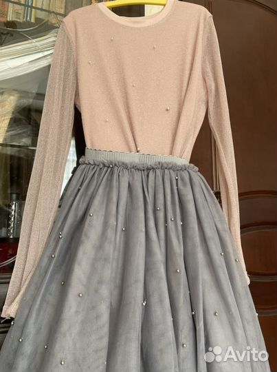 Юбка с блузкой для девочек