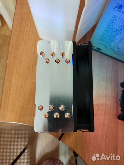 Большой кулер 120мм 6 трубок 150 ватт 4 pin