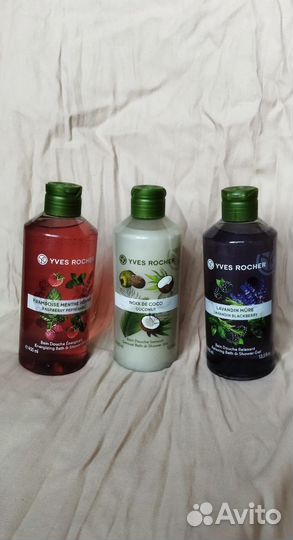 Гель для душа Yves Rocher Ив Роше новые кокос