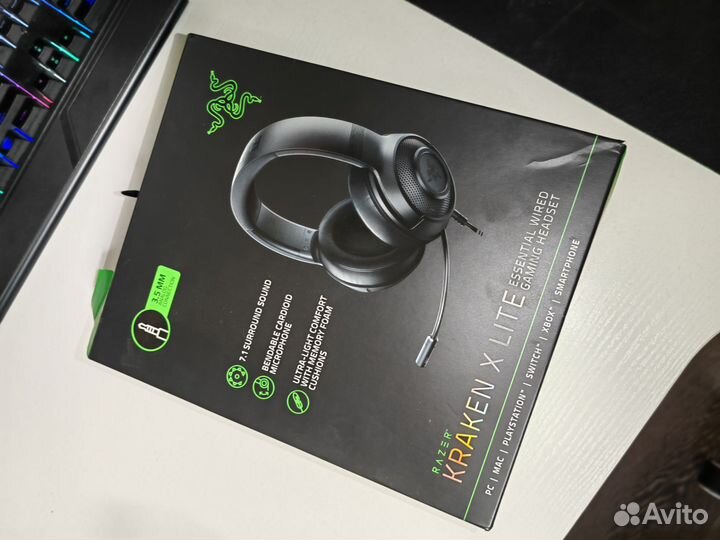 Проводные наушники Razer Kraken X Lite