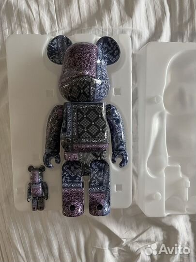 Bearbrick х Bape Black Bandana 100 + 400