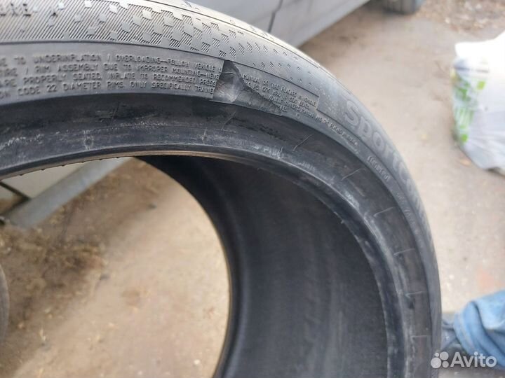 Continental ContiSportContact 6 295/30 R22 и 325/25 R22 105Y