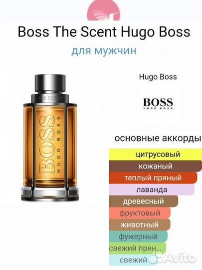 Туалетная вода для мужчин Hugo Boss The Scent