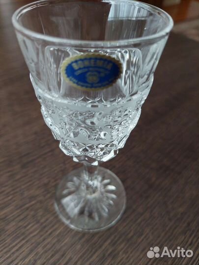 Графин хрустальный с рюмками богемия