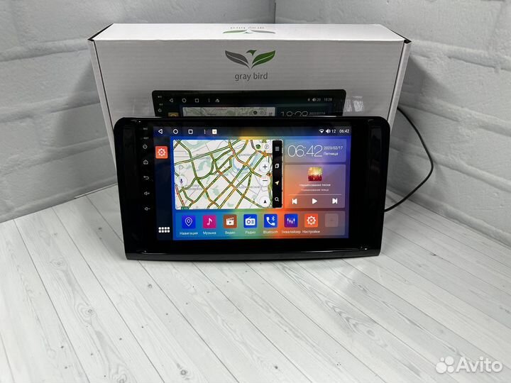 Магнитола андроид GrayBird Mercedes w164 3/32