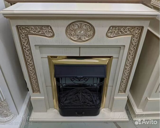 Портал спенсер (под очаг Fobos/Majestic) бежевый