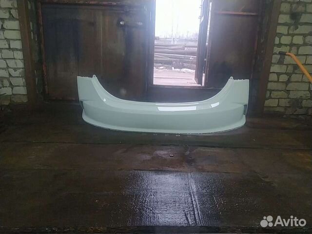 Бампер задний хендай солярис