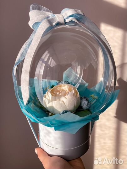 Воздушные шары с цветами. Цветы (текстильные)